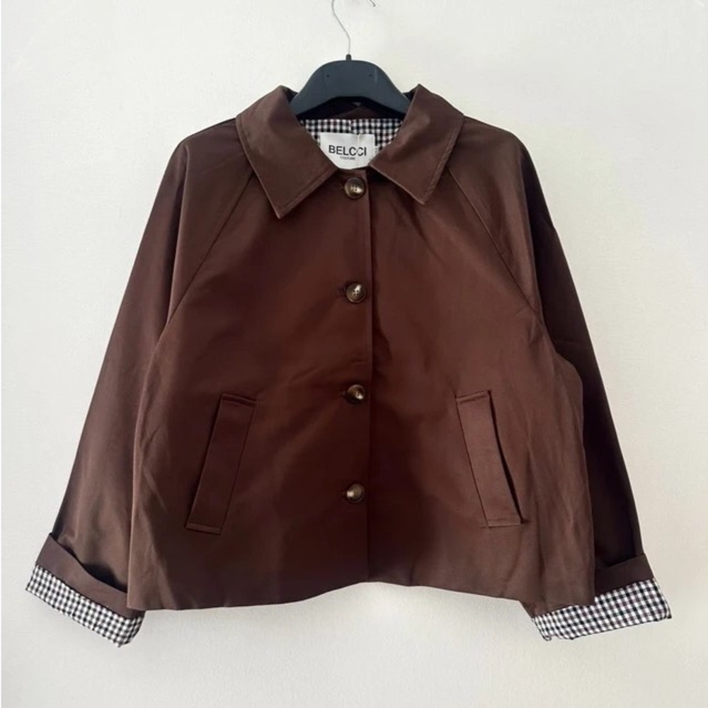 Women's Chocolate Brown Trench Coat